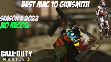 NEW mac 10 gunsmith with new epic skin_codm season 5 2022
