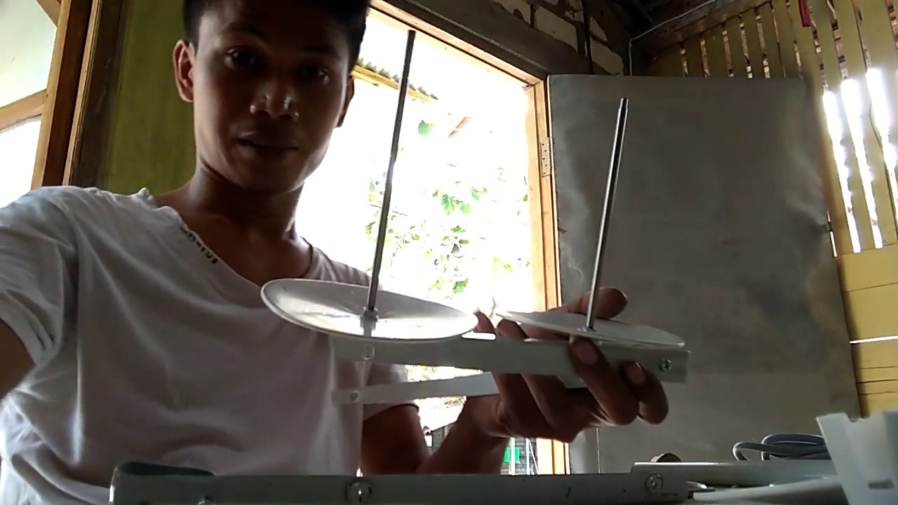 Cara set tiang benang