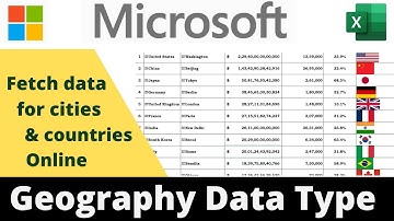 Geography Data Type in Excel