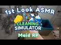 Softly Spoken Underpaid Cleaner Roleplay🧼Keyboard Sounds | Cleaning Simulator Demo [Game ASMR]