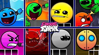 FNF: Vs All Difficulty Faces // Compilation of mods // Geometry Dash 2.2 █ Friday Night Funkin █