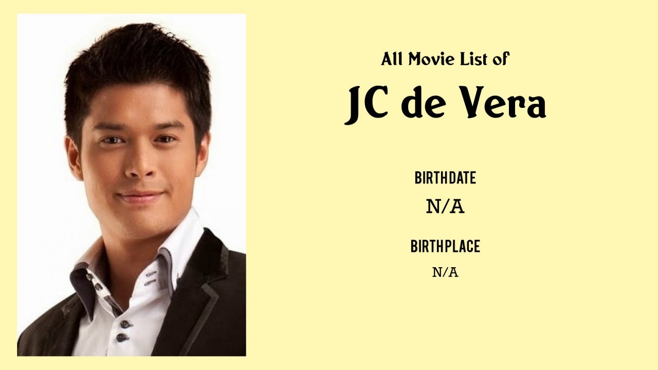 JC de Vera Movies list JC de Vera| Filmography of JC de Vera