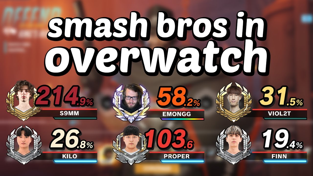 trying overwatch: super smash bros edition