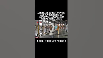increase of efficiency! The Application of Industrial Robots in Production Lines.