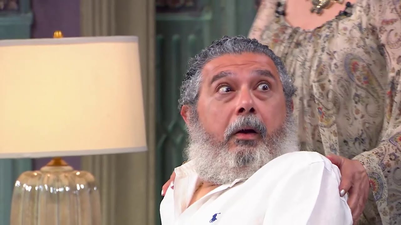 مفاجاة اسعاد يونس لـ ماجد الكدواني وبكائه بسبب ابنته #صاحبة_السعادة