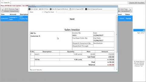 How To Email Invoice in Book Keeper Windows