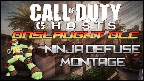 COD: Ghosts Onslaught DLC Ninja Defuse Montage