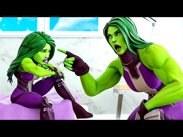 BABY SHE-HULK is GROUNDED FOR LIFE.... ( Fortnite Short ) class=