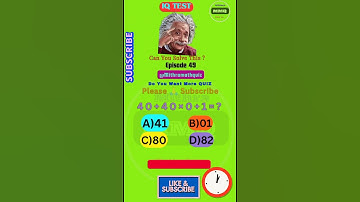 Iqtest video,math Quiz questions ❓#maths #quiz #ytshorts #shorts