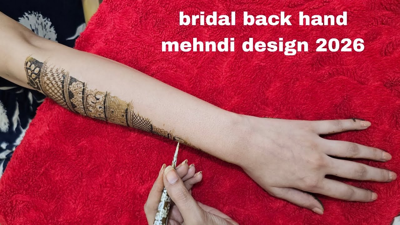 How to connect front & back hand side mehndi perfectly | Learn full hand mehndi technique beginners