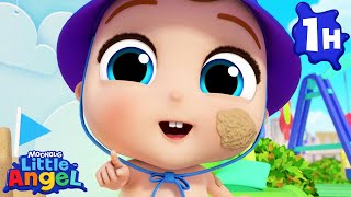 beach day at school little angel 1 hour moonbug kids fun stories and colors