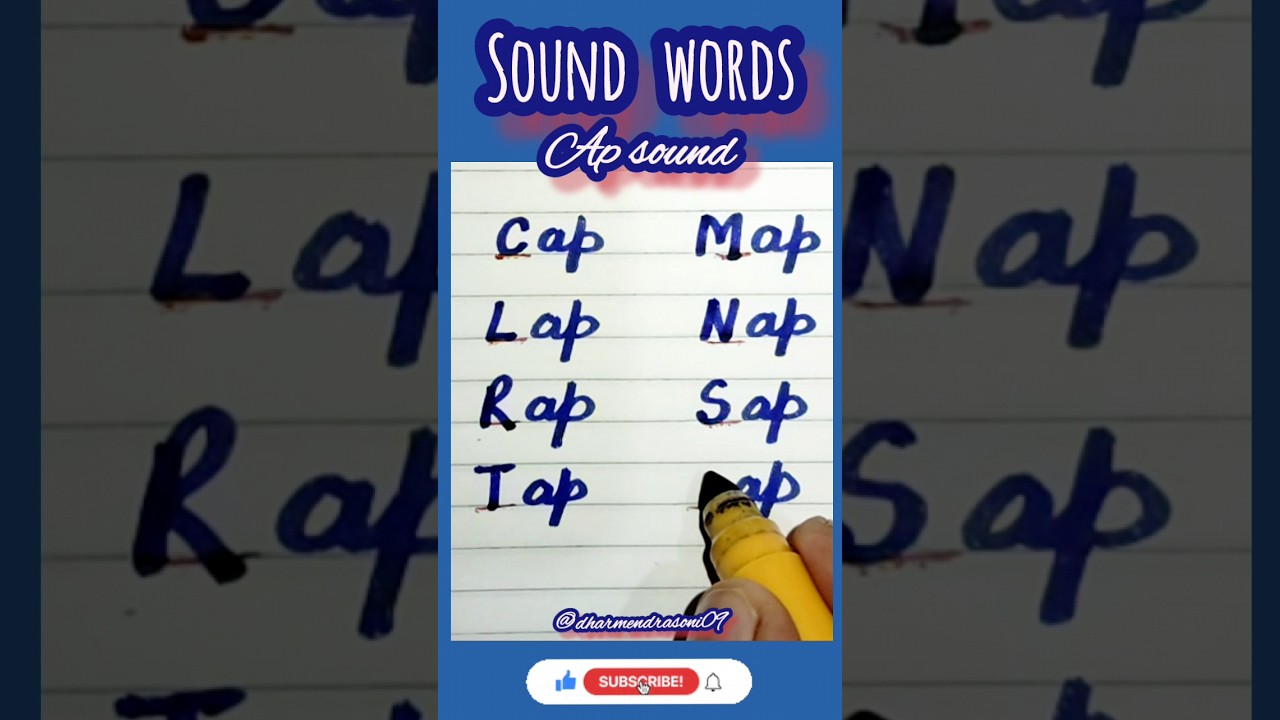 Words of Ap sound 