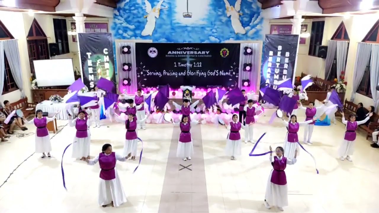 KOLABORASI - Ibadah dan Konser Hut Rebana Banners Gmim Efrata Kanonang yang ke-3 tahun💜🔥 #rnbefrata