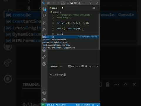 JavaScript remove duplicate from array