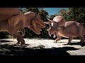T rex vs triceratops 3d animation