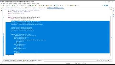 Pindah Activity menggunakan Listview dengan Eclipse