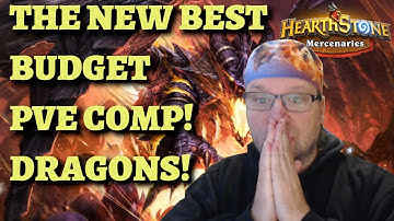 The NEW BEST BUDGET COMP for bounties! Budget Dragons! (Hearthstone Mercenaries)