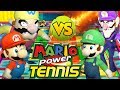 ABM: Mario & Wario Vs Luigi & Waluigi !! Mario Power Tennis Gameplay!! ᴴᴰ