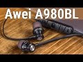 Awei A980BL - распаковка и краткий обзор bluetooth наушников за 15$