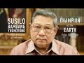 Se susilo bambang yudhoyono ancien prsident de lindonsie nomm champion de la terre