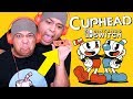 PLAYING CUPHEAD ON NINTENDO SWITCH WITH THIS TINY JOYCON.. RAGE!!!! [EARLY GAMEPLAY!]