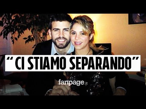 Piqué e Shakira annunciano: “Ci dispiace confermare che ci stiamo separando”