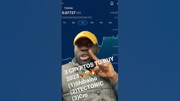 3 CRYPTOS TO BUY 2023🚀🤩🔥 #shibainu #tectonic #cro #shorts #shortvideo #youtubeshorts #crypto#fyp