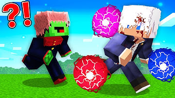 GOJO Speedrunner vs SUKUNA Hunter : JJ vs Mikey in Minecraft Maizen!