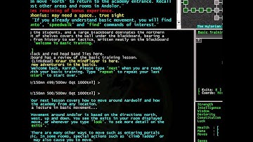 Basic Training - Movement and Goals in Aardwolf MUD