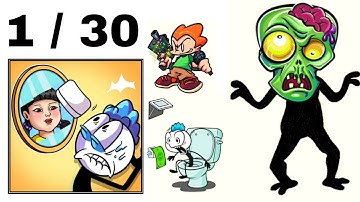 Dop Troll Master / delete One Part / erase puzzle / All levels gameplay Android / iOS (Levels 1/30)