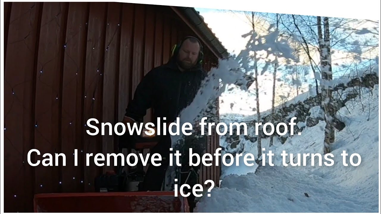 Necessity forced me out of my sofa to clear some snow.