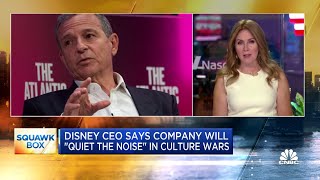 Disney CEO Bob Iger says company will 'quiet the noise' in culture wars
