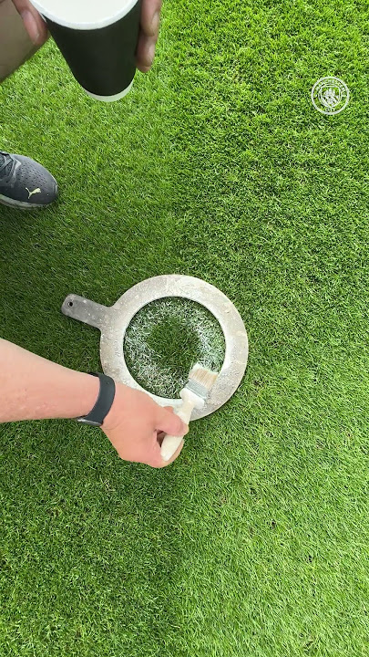 PITCH PREPARATIONS AT THE ETIHAD! 🩵 👀 #mancity #football #skills #shorts #shortsvideo #shortsfeed