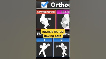 UNSTOPPABLE Build in Boxing Beta! �� #Roblox
