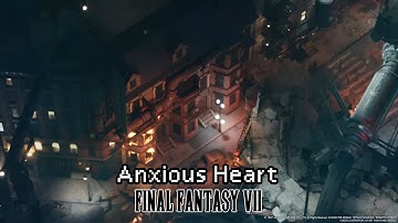 Anxious Heart - Final Fantasy VII | Relaxing Vinyl Ambience Music for studying, unwinding & relaxing