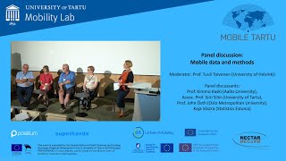 Panel discussion on mobile data and methods