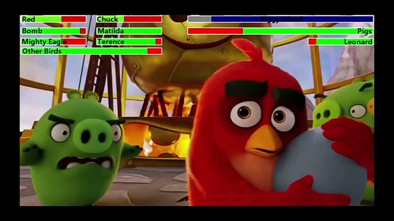 the angry birds movie final battle 3/4 (part 3) - YouTube