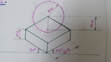 KTU Graphics-Module 4 Problem-Isometric projection of combination of solids - Malayalam Description
