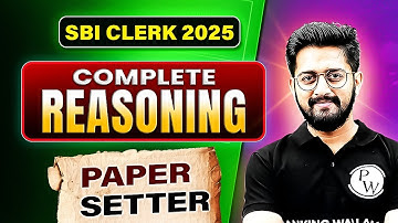 SBI Clerk 2025 | Complete Reasoning in One Shot | SBI Clerk Reasoning by Sachin Sir
