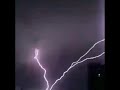 رعد و برق وحشتناک در استانبول زیبایی خالص خداوند 