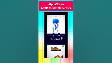 Alpha3D.io is a AI 3D Model Generator Tool #ai #alpha3d #tech #aitools