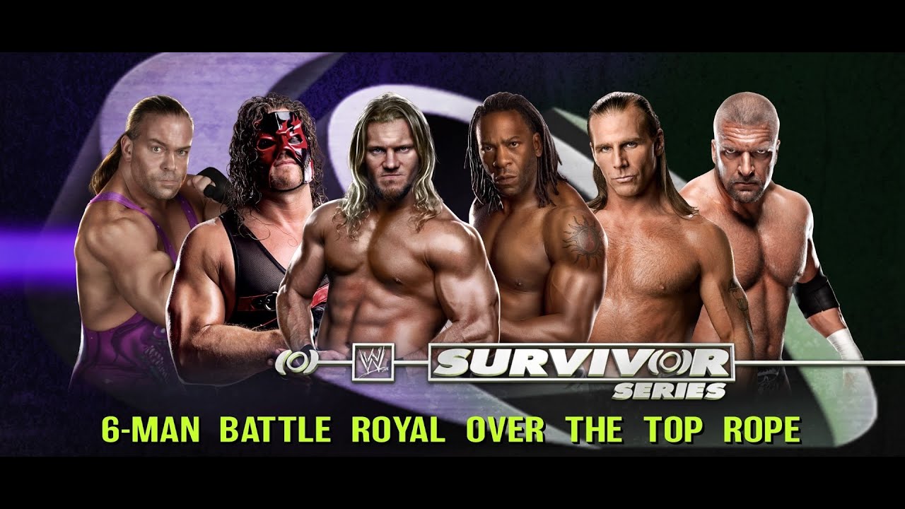 WWE 2K15 HHH vs. HBK vs. Booker T vs. Chris Jericho vs. Kane vs. RVD