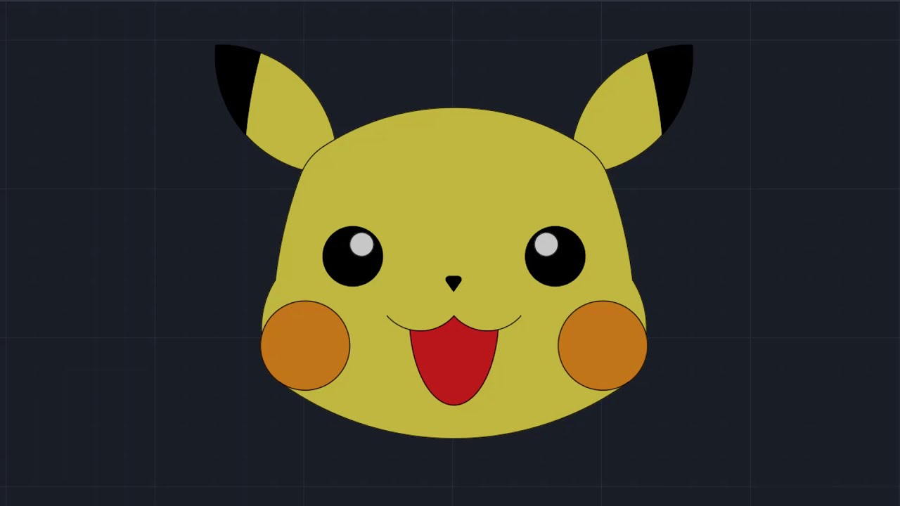 Nếu bạn yêu thích Pikachu và đang học AutoCAD 2D, hãy xem bức tranh vẽ Pikachu của chúng tôi được thiết kế bằng AutoCAD 2D. Bạn sẽ bị cảm động bởi sự tỉ mỉ và độ chân thực của bức tranh.