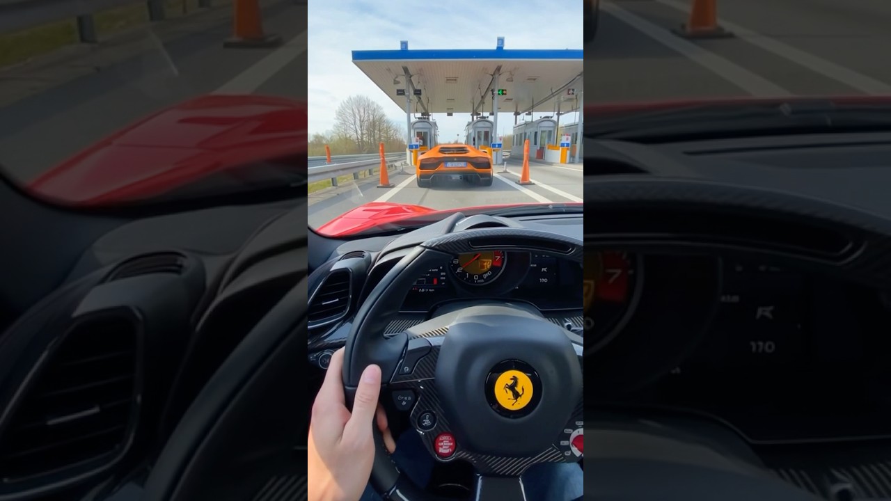 Ferrari vs Lamborghini POV🔥