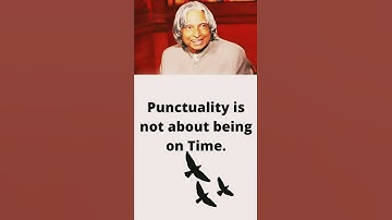 Punctuality is not _ dr. APJ Abdul Kalam || Motivational whatsapp status || #shorts