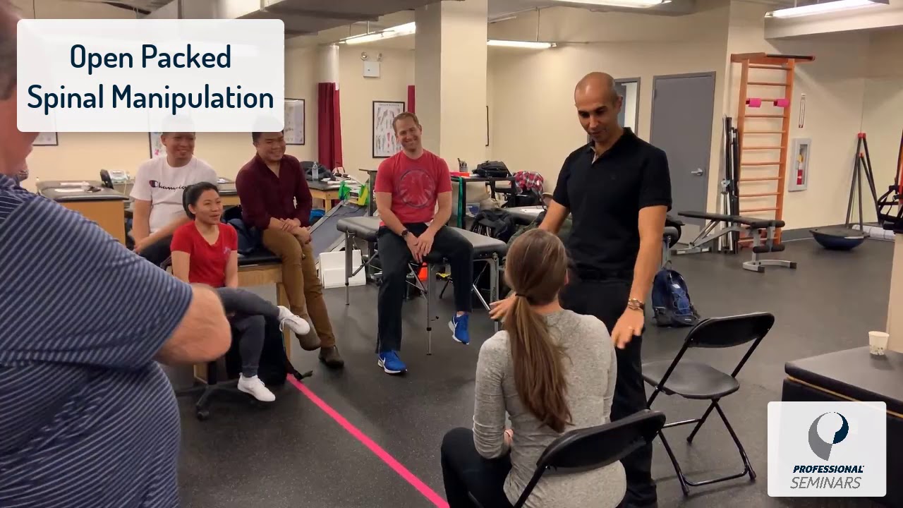 Open Packed Spinal Manipulation | Don't Miss out, Register Today!
