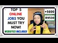 HIGH PAYING ONLINE JOBS YOU MUST TRY NOW!!!(websites included)  2021