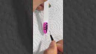 Simple nailart tutorial nailideas easynailart newshorts nailvideos diynails pinknails nails