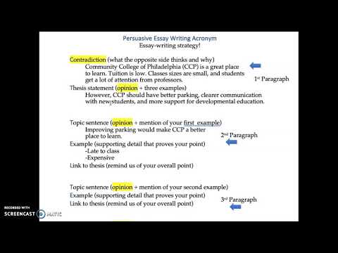 How to Write a Persuasive Essay