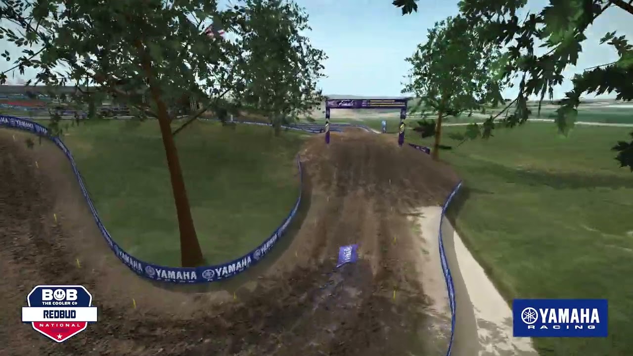 Yamaha Animated Track Map - RedBud National 2024